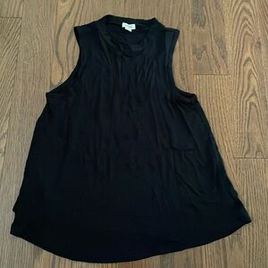 Garage high neck black tank